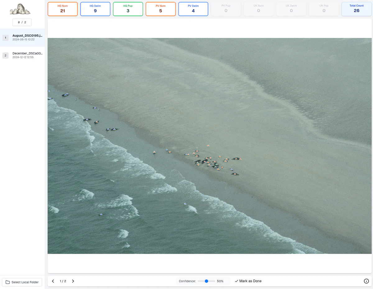 Web Application Review Interface